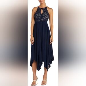 Woman's Lace Asymmetrical Cocktail an Party dress
